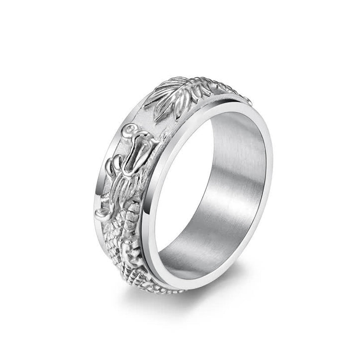 Ring Drachen Titanstahl