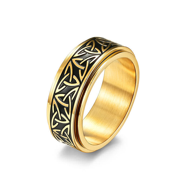 Ring Titanstahl Triquetra – Ruhe
