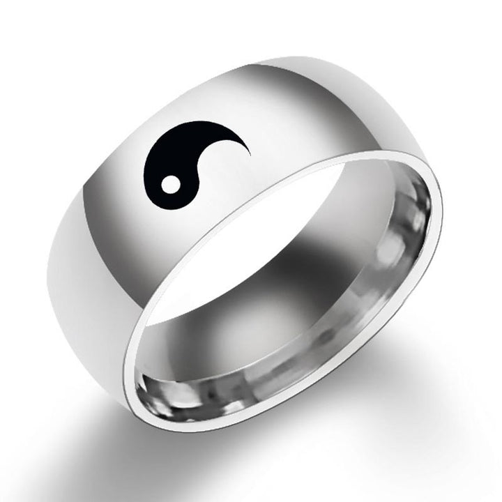 Ring Titanstahl Yin Yang – Balance