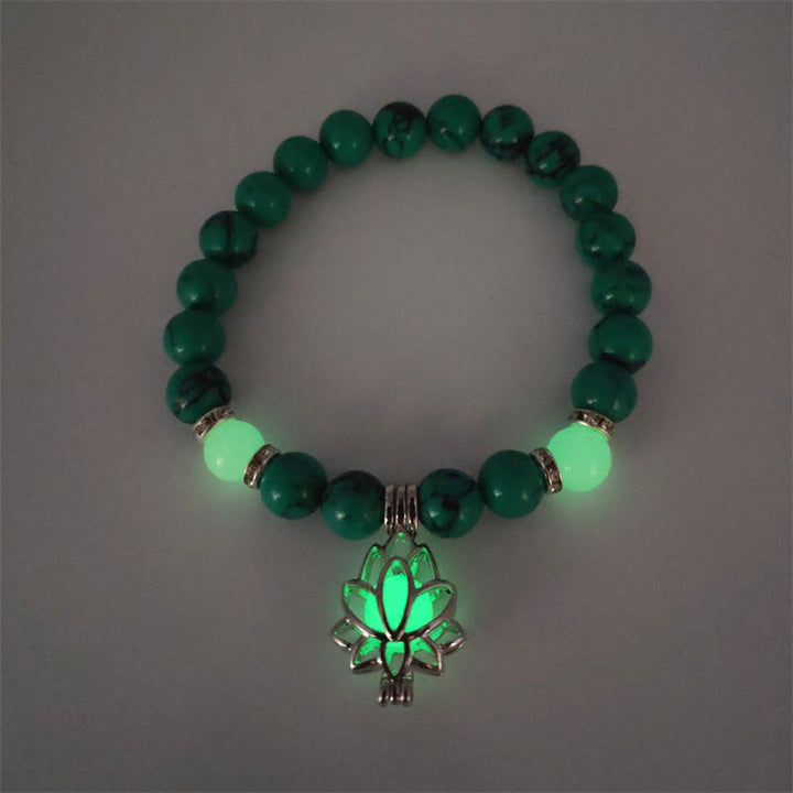 Armband Türkis Lotus – Schutz – Energie