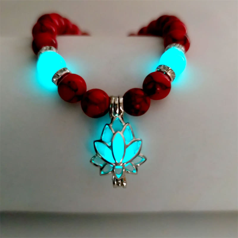 Armband Türkis Lotus – Schutz – Energie
