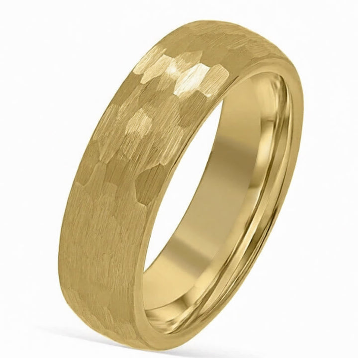 Ring Tungstenstahl Hammerschlag – Stärke