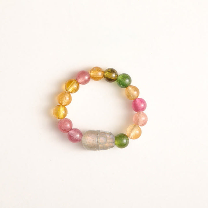 Ring Turmalin Perle Pixiu – Glück & Liebe