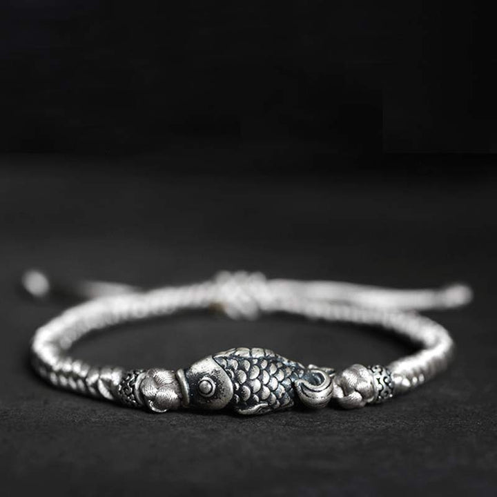 Armband Silber Koi Fisch – Glück