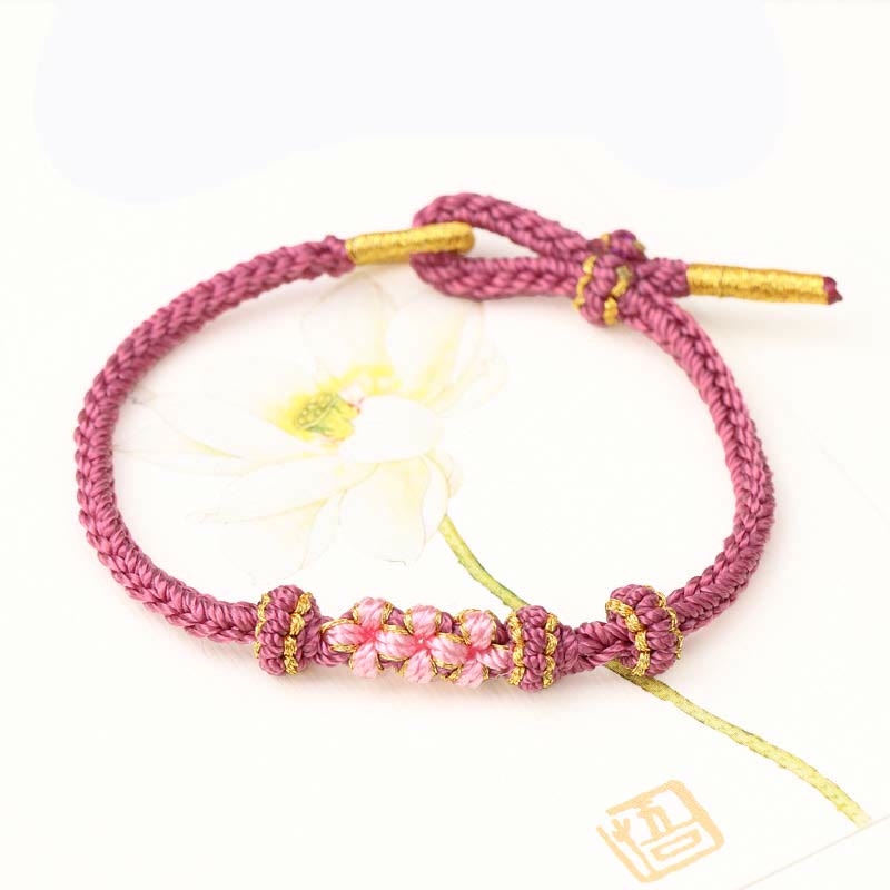 Armband Pfirsichblüte – Glück