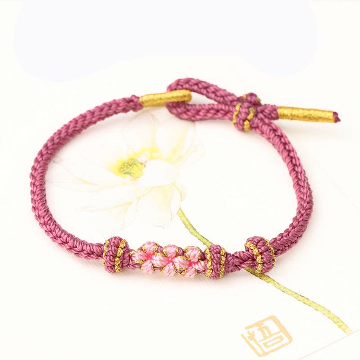 Armband Pfirsichblüte – Glück