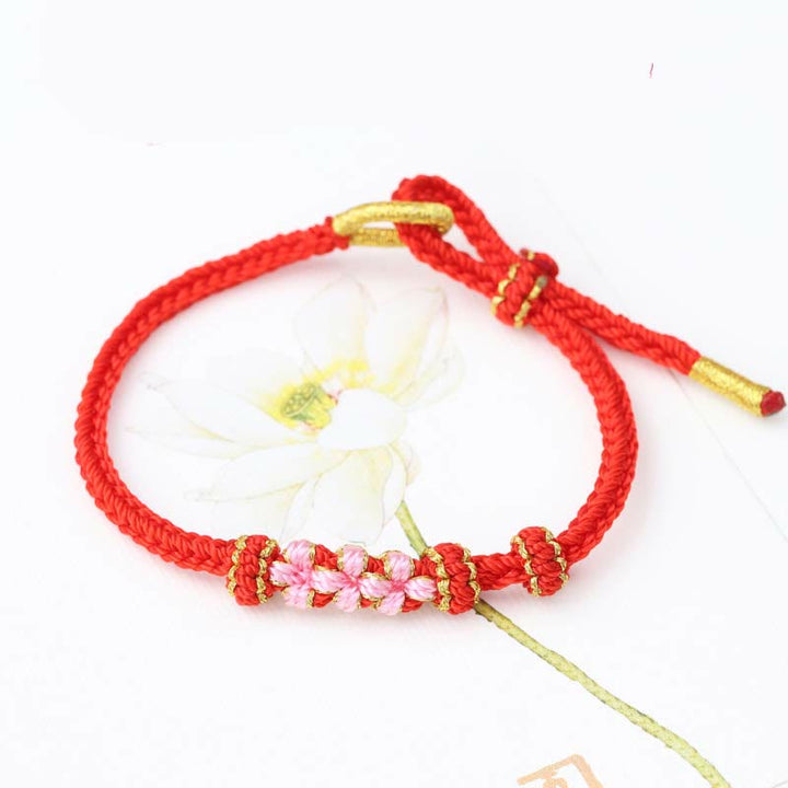 Armband Pfirsichblüte – Glück & Liebe