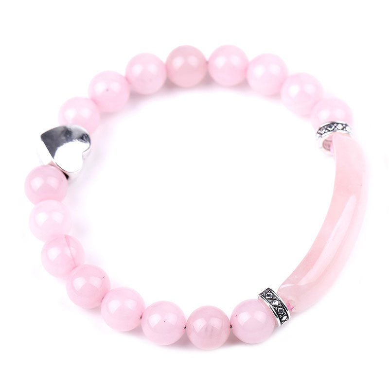 Armband Kristall Perlen Unisex Herz