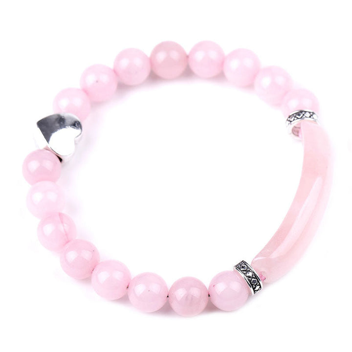 Armband Kristall Perlen Unisex Herz