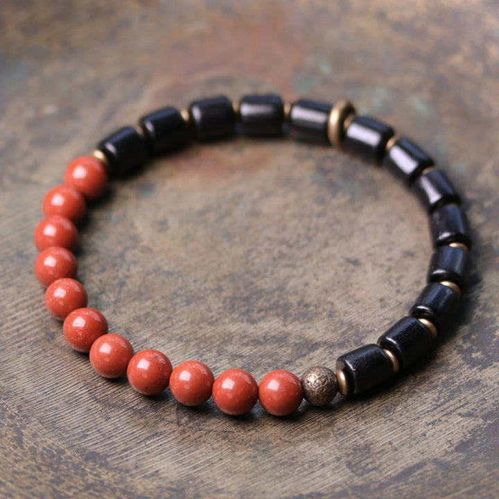 Armband Kristall Kupfer Paar – Frieden