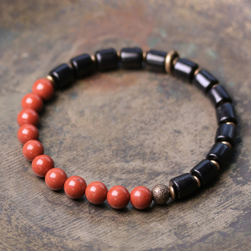 Armband Kristall Kupfer Paar – Frieden