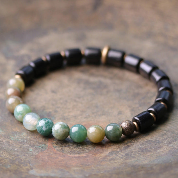 Armband Kristall Kupfer Paar – Frieden