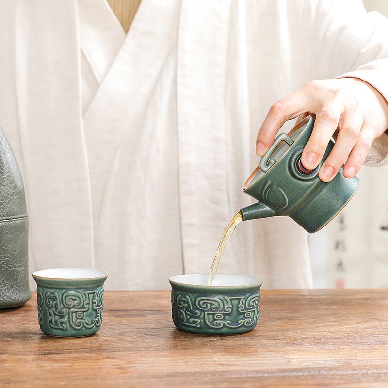 Vintage Teetasse Sanxingdui Keramik Geschenk