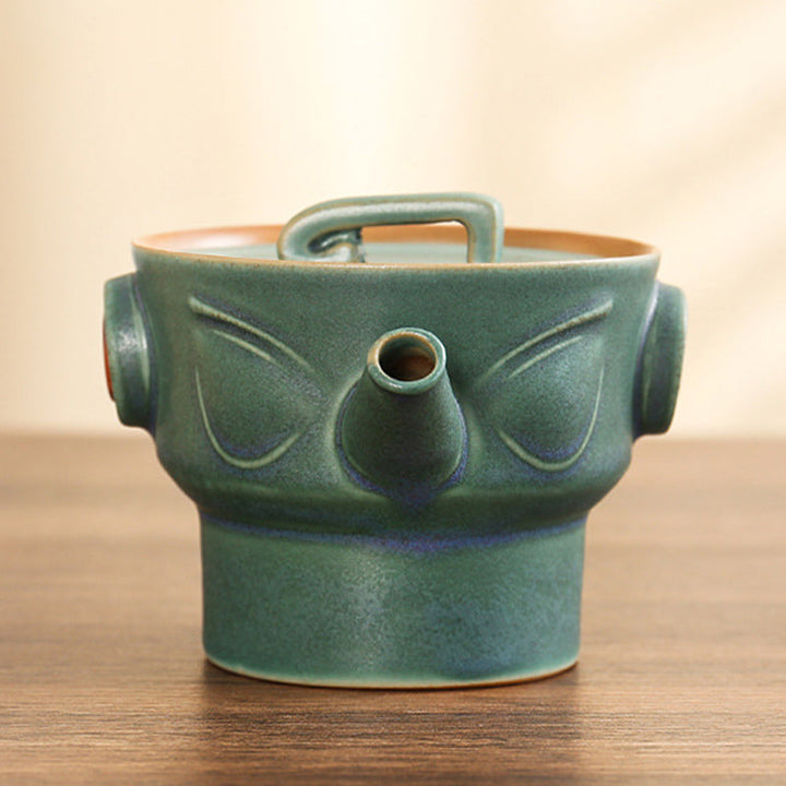 Vintage Teetasse Sanxingdui Keramik Matcha