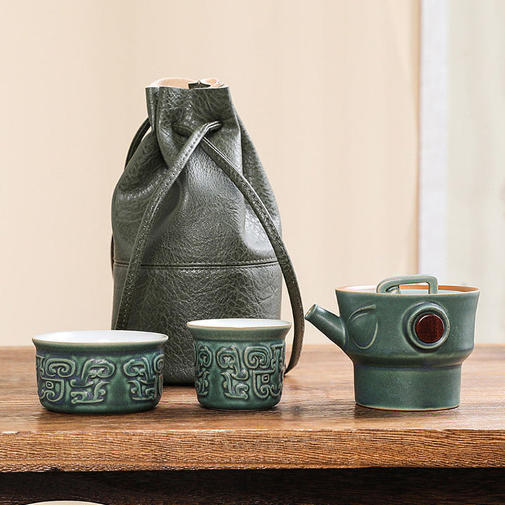 Vintage Teetasse Sanxingdui Keramik Teezeremonie
