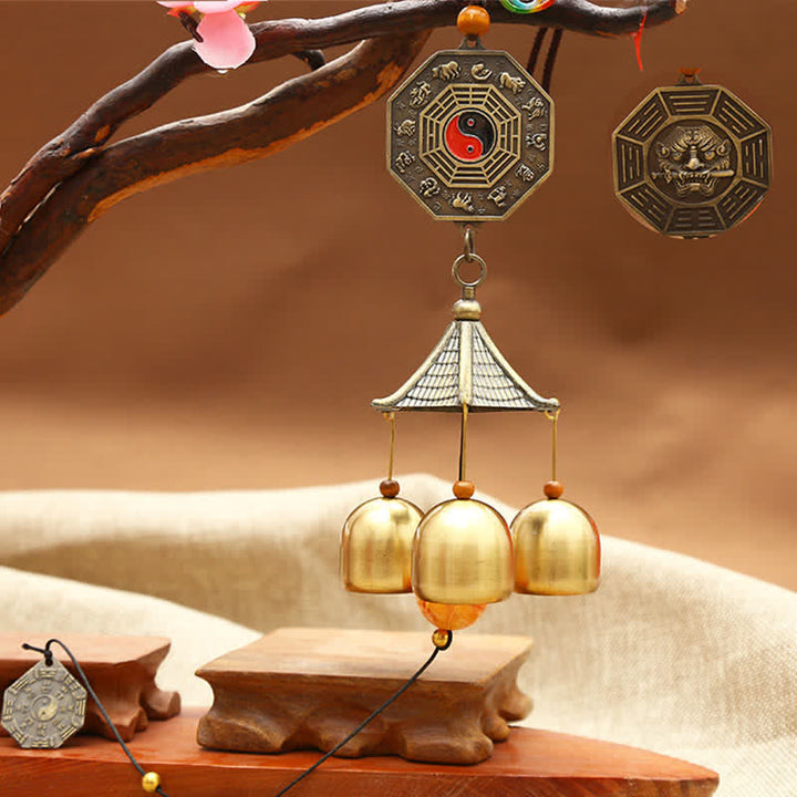 Windspiel Garten Koi Bagua Kupfer Geschenk