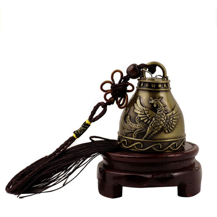 Windspiel Metall Koi Phönix Glocke Geschenk