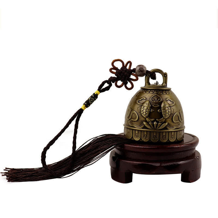 Windspiel Metall Koi Phönix Glocke Yoga