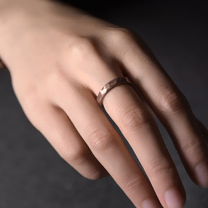 Kupfer Ring Tibetisches Design Wohlstand Fengshui getragen Schutz Fingerring