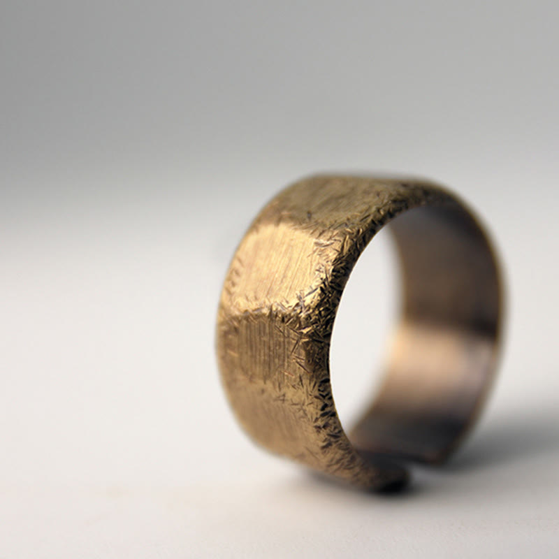 Tibetischer Kupfer Ring Pixiu Wohlstand Feng Shui Glück