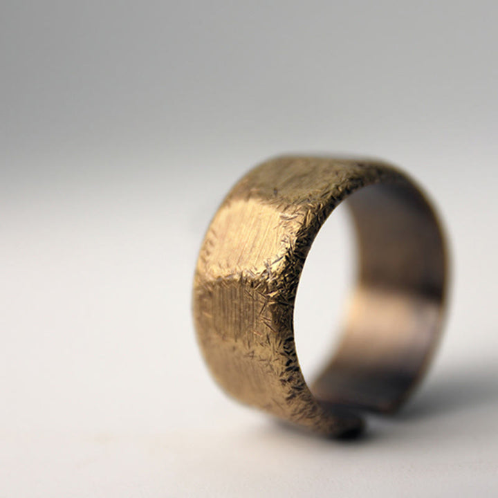 Tibetischer Kupfer Ring Pixiu Wohlstand Feng Shui Glück
