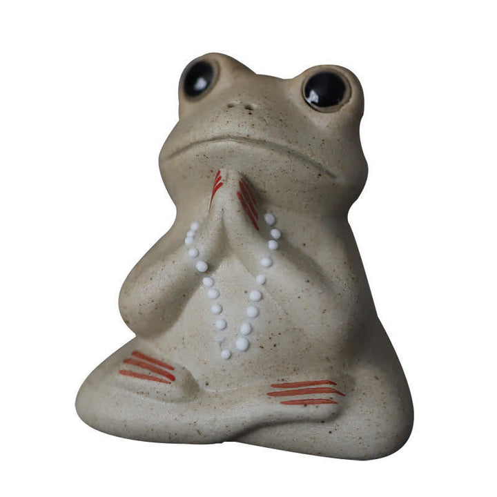Yoga Frosch Figur Deko