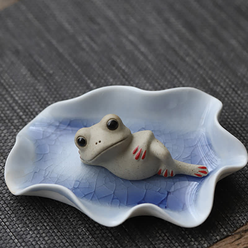 Yoga Frosch Figur Geschenk