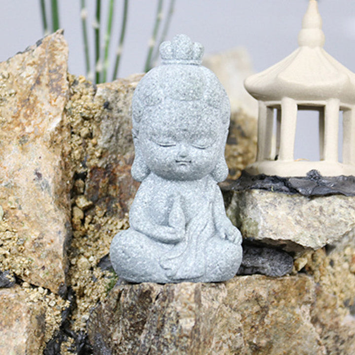 Zen Meditation Buddha Mitgefühl Harz Geschenk