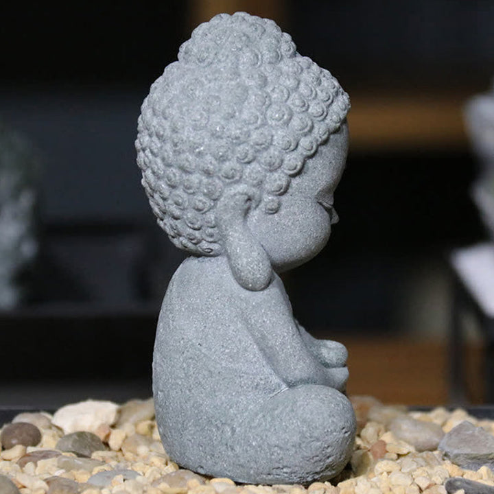 Zen Meditation Buddha Mitgefühl Harz Glücksbringer