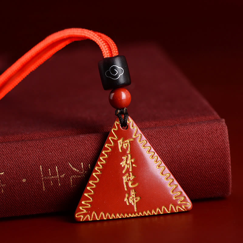 Schlüsselanhänger Amitabha Zinnober