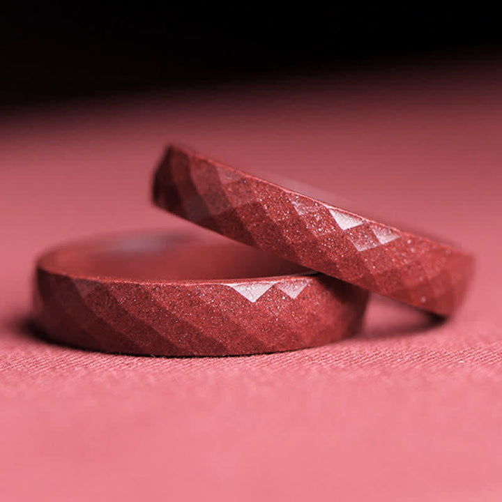 Ring Zinnober Om Mani Padme Hum – Segen Kupfer Fengshui Rot Paar