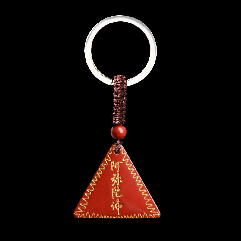 Schlüsselanhänger Amitabha Zinnober
